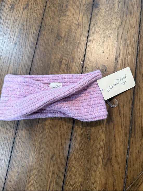 Universal Thread Accessories - Universal Thread Light Pink Twist Knit Headband